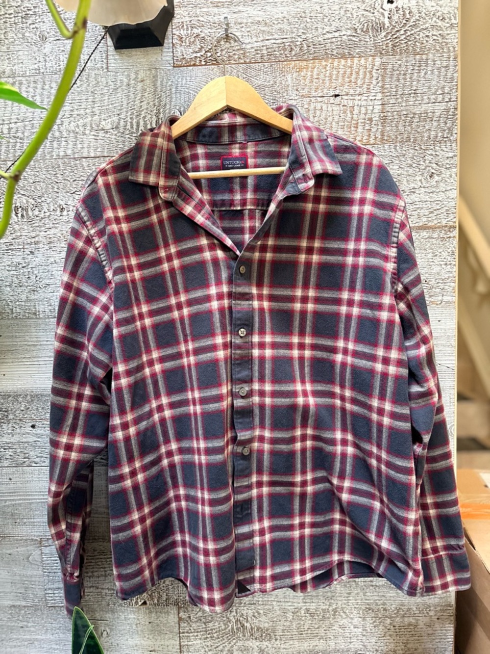 UNTUCKit | "Rondel" Tartan Plaid Button-Up Flannel Shirt - Men's XXXL